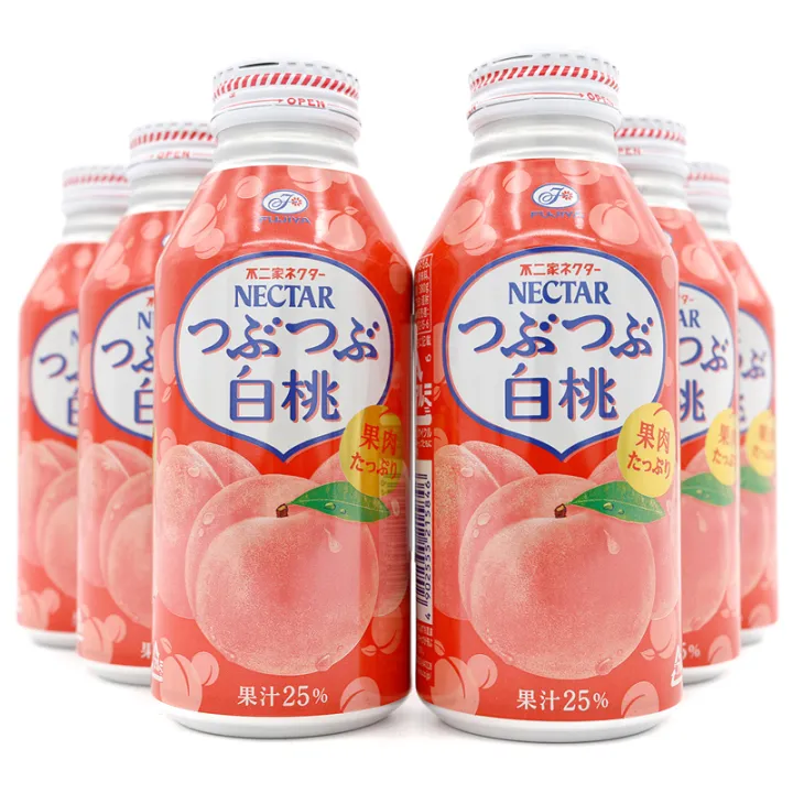 1x【fujiya Nectar 25white Peach Juice 380ml】 Lazada 3326