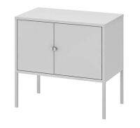 ตู้โลหะเก็บของเอนกประสงค์ สีเทา  ขนาด 60x35 ซม. (Cabinet, metal, grey)