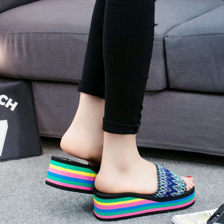 slippers-popular-one-word-is-cool-procrastinate-sponge-wedges-ms-thick-bottom-anti-slip-summer-beach-shoes-wholesale