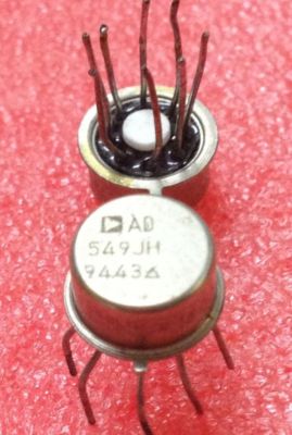 Ad549jh ad549lh ultra low input bias current operational amplifier non comparable
