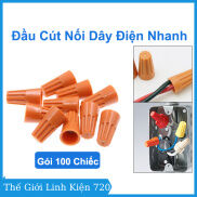 Gói 100 cút nối dây điện nhanh SP loại dày dặn chịu tải tốt