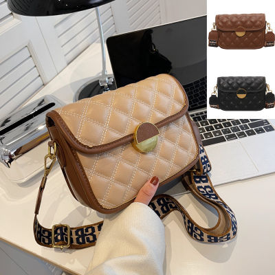 2022 New Women Bag Fashion Brand Design Luxury Square Soft PU Leather Crossbody Bag Female Ins Saddle Messenger Bag