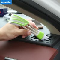 【XPS】Car Air Conditioner Vent Slit Cleaner Brush Instrumentation Dusting Blinds Cleaning Brush Car Detailing Brush Kit Boar Hair Vehicle Auto Wheel Clean Brush Car Motorcycle Hub Tyre Rim Scrub Brush Washing Cleaning Tool Cleaner