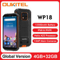 OUKITEL สมาร์ทโฟน WP18กันน้ำโทรศัพท์มีสายแอนดรอยด์11 5.93,ทีเอฟเฮชดี + จอแสดงผล4GB + 32GB Quad Core 18W ชาร์จเร็ว