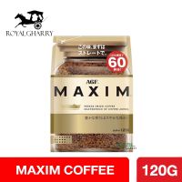 Maxim coffee กาแฟแม็กซิม (ถุงสีทอง) แบบรีฟิว 120กรัม ชนิดถุงเติม กาแฟ maxim นำเข้าจากญี่ปุ่น