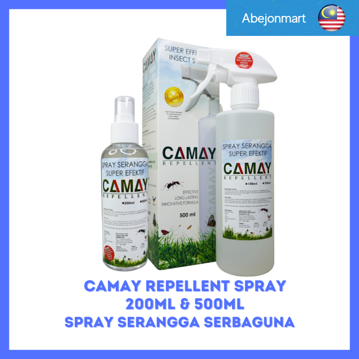 Camay Repellent Spray 200ml & 500ml serangga natural semulajadi untuk