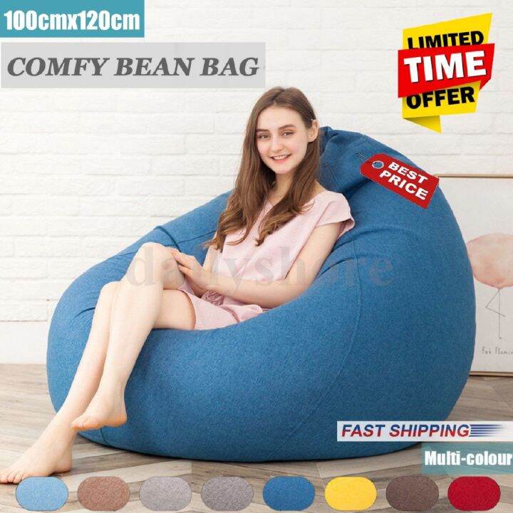 bean bag chair Filling SMLXL Stylish Bedroom Furniture Solid Color
