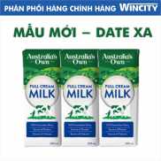 Date 09.2023 Lốc 3 Hộp 200ml Sữa Tươi TT Nguyên Kem Australia s Own A2