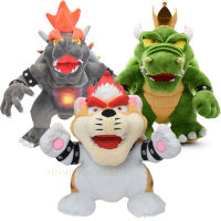 (ร้อน) ใหม่การ์ตูนของเล่นตุ๊กตาโกรธ Bowser สีเขียว Bowser Meowser แมว Bowser นุ่มยัดตุ๊กตาของเล่นตุ๊กตาสำหรับเด็กของขวัญ