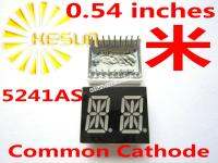 5ชิ้น X 0.54นิ้วสีแดงทั่วไปแคโทด/ขั้วบวก2หลอดดิจิตอล5241as โมดูลจอแสดงผลแอลอีดี5241bs