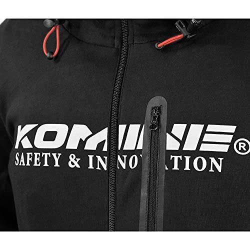 เสื้อมีฮู้ด-komine-ป้องกัน-jk-604-kv-สำหรับรถจักรยานยนต์สีดำ-wm