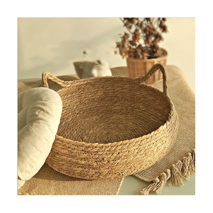 cozy-dog-bed-summer-scratching-board-rattan-washable-supplies-woven-removable-cushion