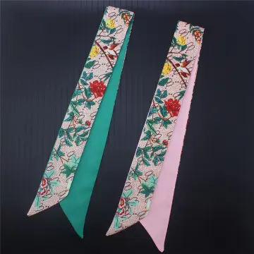 New Tarot LV chic scarf spring and autumn headband Korean wild tie bag  handle ribbon twilly scarf/L\\\'V neckerchief.