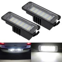 ไฟ Led ป้ายทะเบียนรถยนต์18SMD ข้อผิดพลาด2ชิ้นสำหรับ MK4กอล์ฟ Vw MK6พัสสาทโปโลซีซีอีโอเอสอุปกรณ์เสริมรถยนต์12V 6500K