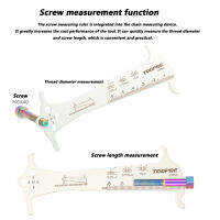3-In-1จักรยานโซ่วัดแบบพกพาสแตนเลสโซ่จักรยานสวมใส่ตัวบ่งชี้คาลิปเปอร์ขี่จักรยานชิ้นส่วน