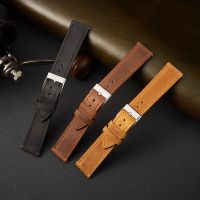 【YP】 Leather 18mm 19mm 20mm 21mm 22mm Watchband Release Wristband