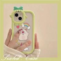 เคสสำหรับ VIVO โทรศัพท์ Y21A Y21E Y21T Y21S Y21 V2109 Y33S Y33T ปลอกอ่อน Y72 Y52ร่างกาย V2111 V2110 V2135 V2140น่ารักและโชคดีฝาปิดเลนส์กรอบเลนส์สัตว์ประหลาดกรอบใส