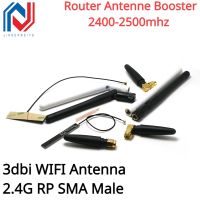 2PCS 2.4Ghz 3dbi WIFI Antenna 2.4G RP SMA Male Universal Antennas Amplifier WLAN Router Antenne Booster 2400-2500mhz