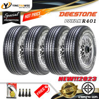 195R14 DEESTONE รุ่น R401  4 เส้น (ยางใหม่ปี 23) แถมเกจเหลือง 1 ตัว + จุ๊บลมยางแท้ 4 ตัว ( ยางรถยนต์ ยางกระบะ ล้อขอบ14) สินค้าขายดี