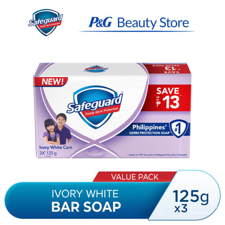 Safeguard Bar Ivory White Care 125gx3 Lazada PH