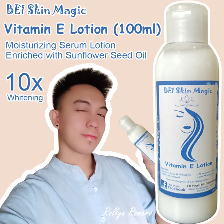 BEI Vitamin E Lotion (100ml) 10x Whitening Moisturizing Serum Lotion