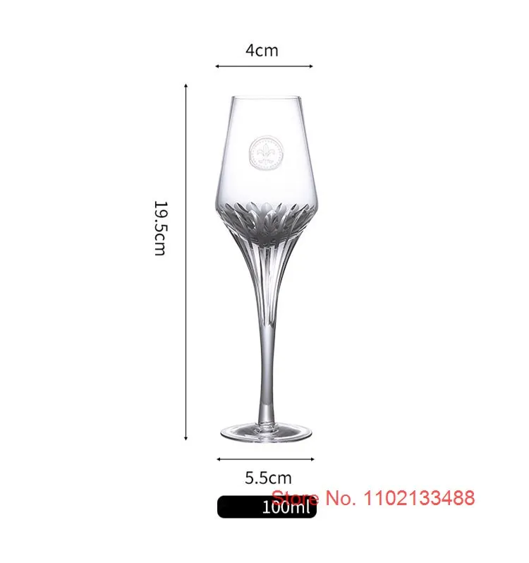 Louis XIII Whisky Crystal Glasses Praise Of Light King Dedicated Wine  Tasting Cup XO Brandy Whiskey Copita Nosing Goblet Snifter