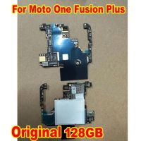 เมนบอร์ดแผงวงจรเดิมค่าธรรมเนียมบัตร Flex Cable สําหรับ Motorola Moto One Fusion Plus XT2067 ชิ้นส่วนแผ่นมือถือ