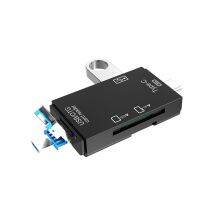【】 Legend Services USB ดิสค์ยูเอสบีคอมพิวเตอร์ส่วนบุคคล SD แบบ6-In-1ไมโคร USB สำหรับเชื่อมต่อแฟลชฮับแล็ปท็อปสมาร์ทโฟน TF USB-C OTG Station 512GB