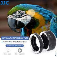 JJC Macro Automatic Extension Tube Set ทำงานร่วมกับเลนส์ Canon EOS Ef EF-S 12มม. และ25มม. Close Up Shots สำหรับ850D Canon 90D 80D888