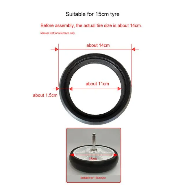 ล้อรถเข็นเด็กสำหรับ Yoya Plus Series เช่น Yoya Plus 2/3/4 /Max/pro ...
