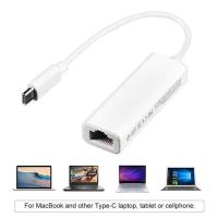 Type C USB-C USB 2.0 to RJ45 Ethernet 100Mbps LAN Network Adapter