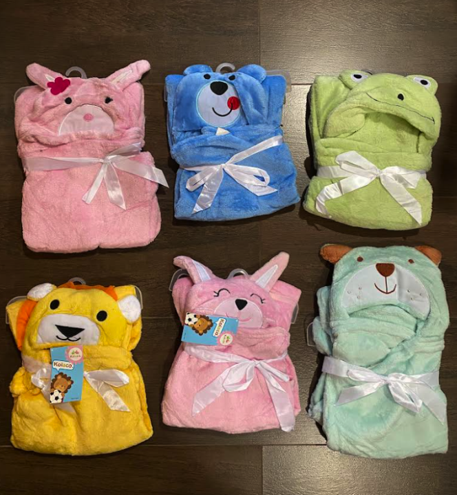 Kids hooded bath towel baby blanket Baby Swaddle Lazada PH