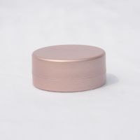 2050100pcs 20g Rose Gold Aluminum Jar Metal Containers Lip Balm Container Empty Candle Jars Cream Pot Box