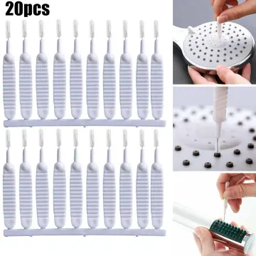 Shower Head Cleaning Brush, Shower Head Cleaning Tools Showrhead Picks  Shower Head Cleaning Brush Anti Clogging Cleaning Brush for Small Holes  Gaps