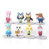 TURHA PVC ของเล่นขนาดเล็ก8ชิ้น/เซ็ต K.K Isabelle Tom Nook รูปตกแต่งของเล่นโมเดล S ของเล่นโมเดลโมเดลหุ่นทางข้ามของสัตว์แอ็กชัน