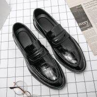 HOT★หรูหราเสื้อผู้ชายรองเท้า Loafers ชายรองเท้า Casual Man Fit คลาสสิกอังกฤษสังคมรองเท้าแฟชั่น Mules