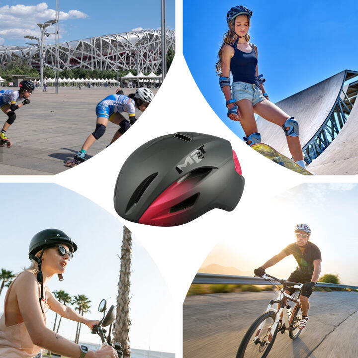 【PLsport】MET Manta Pneumatic Road Bike Riding Bicycle Helmet Night