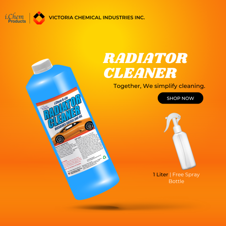 ICHEM PRODUCT RADIATOR CLEANER LITER (Dissolves grease and oil