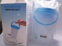 CoffeeEnemaBucket+Tube+Lid(Medical Plastic Grade) ชุดอุปกรณ์ทำดีท๊อกซ์ กระป๋อง+สาย+ฝา