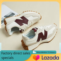 （Genuine Special）รองเท้าผ้าใบผู้หญิง New Balance 327 NB Mens and Womens รองเท้าวิ่ง รองเท้าผ้าใบกีฬา WS327KA