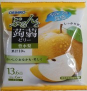 Thạch trái cây Orihiro vị lê - gói 120g