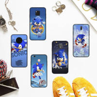 Black เคสโทรศัพท์ หรับ iPhone 7 5 8 6 XS XR 6s 11 5s Pro SE Max Plus X ซิลิโคน Protected ปก sh-181 Sonic the Hedgehog