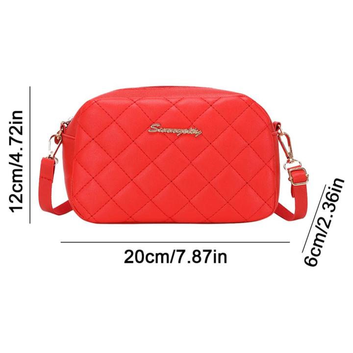 กระเป๋าสตางค์ช็อปปิ้งปักลายสีกระเป๋า-crossbody-แบบแข็งทำจาก-pu-แบบมีสไตล์กระเป๋าสะพายข้างกระเป๋าถือของผู้หญิง