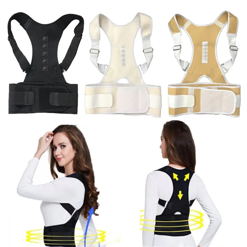 Magnetic therapy posture corrector posture corset shoulder support belt men  and women braces and support belt shoulder posture-Kyyoue