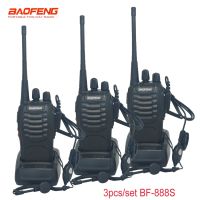 วิทยุสื่อสารสองทาง3ชิ้น/เซ็ตวิทยุสื่อสาร BF-888S 5W 16CH เครื่องวิทยุพกพา