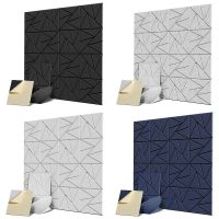 16Pcs Acoustic Panel with Self-Adhesive,12X12X0.4in Sound Proof Panel,Sound Panel High Density for Home Studio Office