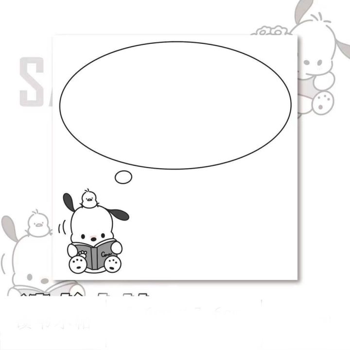 sanrio-กระดาษโน๊ต-ลายการ์ตูนซานริโอ้น่ารัก-แบบเรียบง่าย-สําหรับนักเรียน