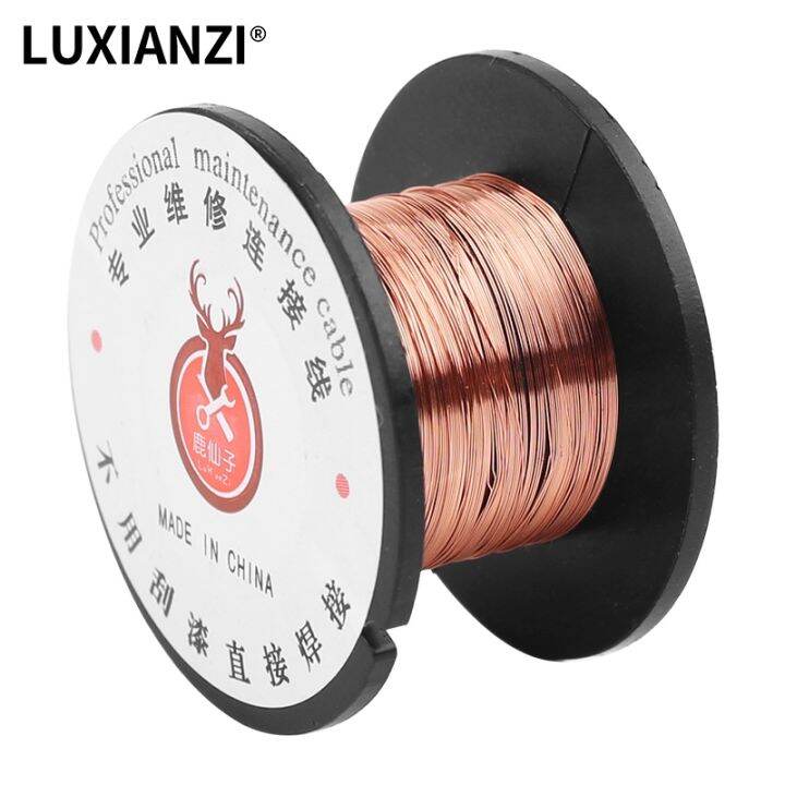 luxianzi-0-1mm-enameled-copper-wire-pcb-repair-jumper-copper-wire-for-soldering-motherboard-bga-welding-repair-tools