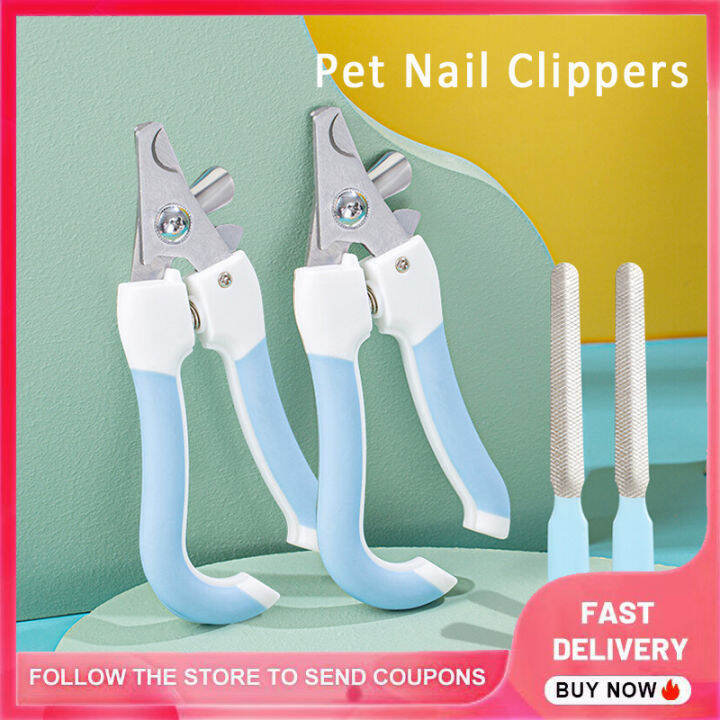 Pet Nail Clippers Set Dog/Cat Nail File Multifunctional Stainless Pet