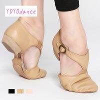 Black Tan Pink Leather Teacher Jazz Dance Sandal Shoes for Teachers Zapatos Mujer Professional Sandals